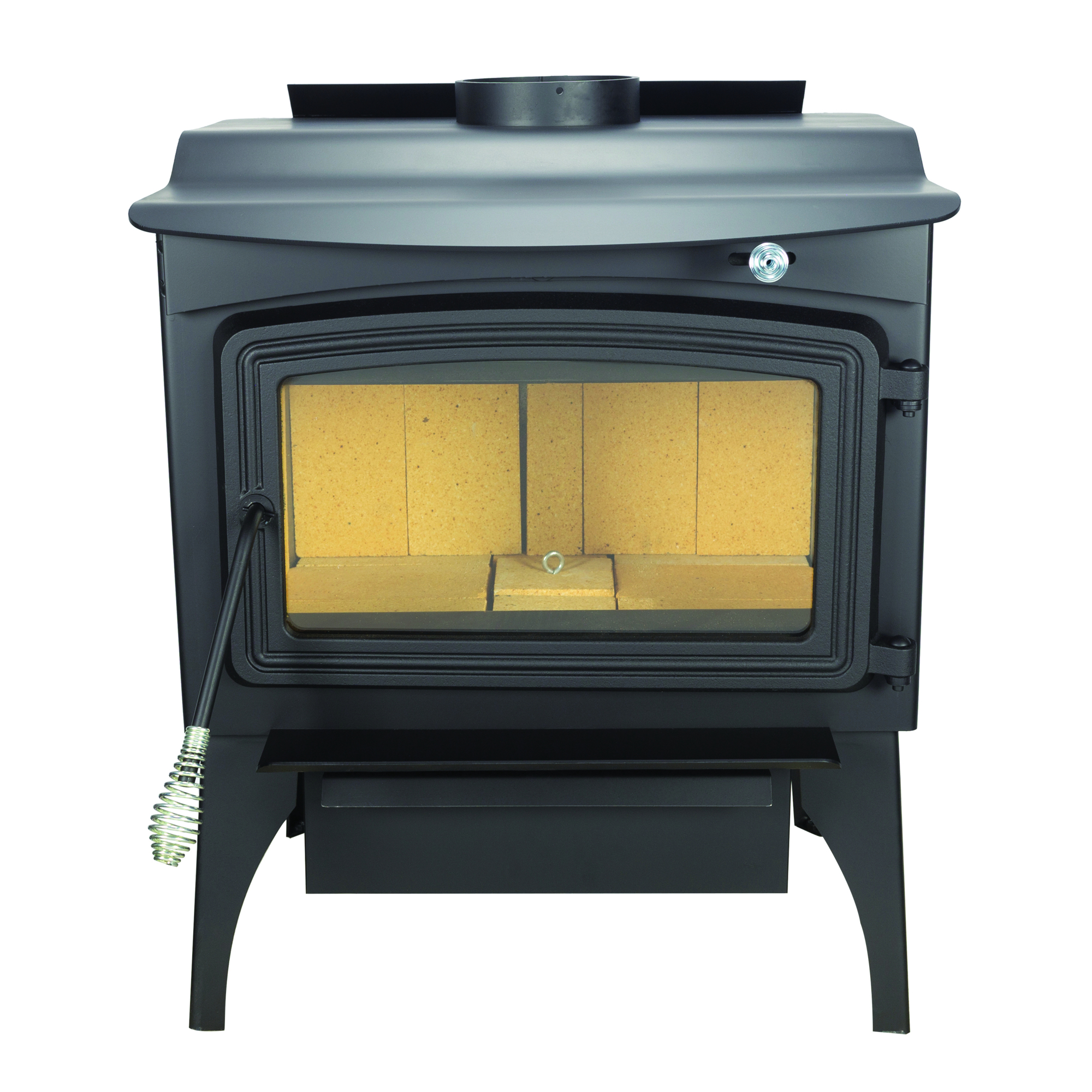 Pleasant Hearth Wood Stove — 2,200 Sq. Ft. Heating Capacity, Non-Catalytic, 1.82 g/hr Emissions, 72% Efficiency, Model# 15650